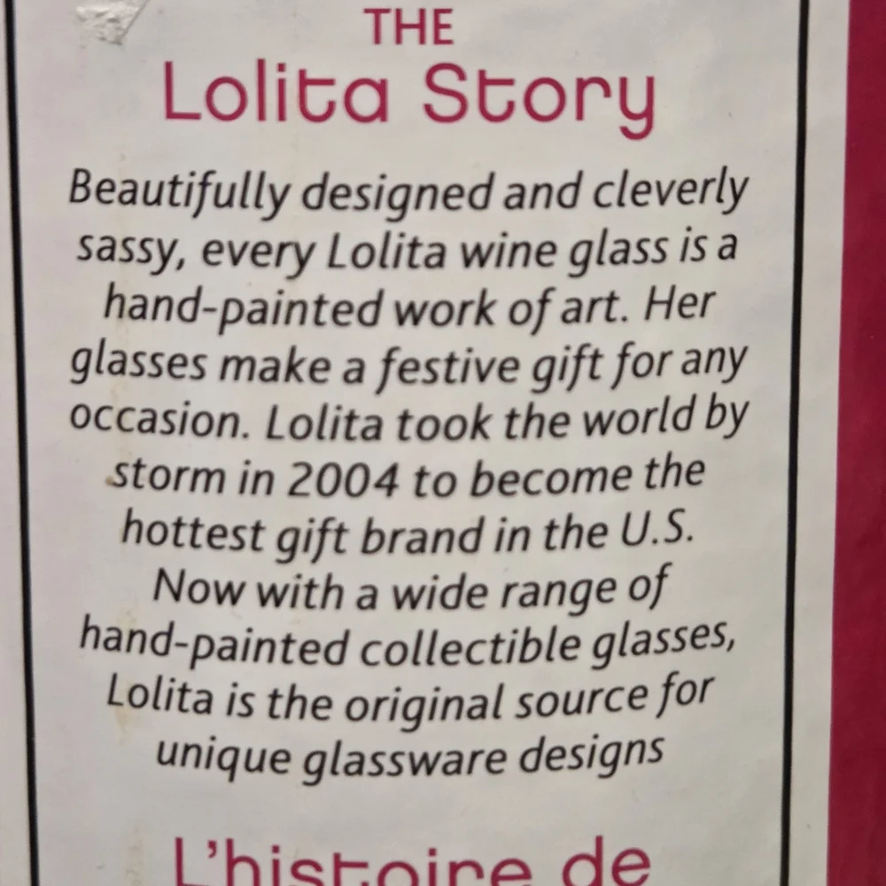 Lolita Happy Birthday Wine Glass